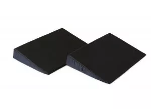 Medline Comfort Glide Foam Wedges - 15° Foam Wedge Covered in Nonslip Material - MSC50070