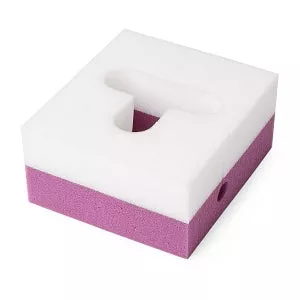 Medline Comfort Touch Foam Frame Headrest - Comfort Touch Foam Head Positioner, Prone, Pediatric - NON081147P