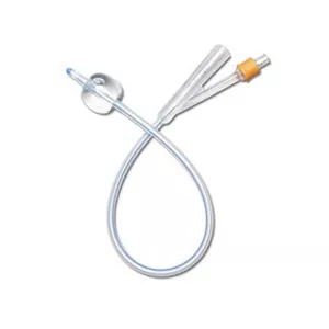 Medline DYND11500 - SelectSilicone 100% Silicone Foley Catheter, 2-Way, 12 Fr, 10cc