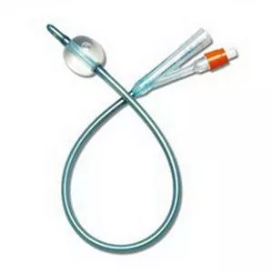 Medline DYND141014 - Silvertouch 2-Way Silver Hydrophilic-Coated Silicone Foley Catheter 14 Fr 5 cc