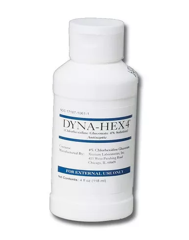 Medline MDS098710 - Dyna-Hex 4% CHG Scrub 4 oz