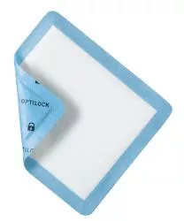 Medline MSC64610EP - Super Absorbent Dressing OptiLock 6-1/2 X 10 Inch Polymer Rectangle Sterile