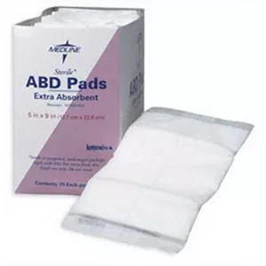 Medline NON21459 - Sterile Multi-Trauma Abdominal Pad Dressing 10" x 30"