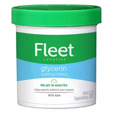 Medtech 00132-0079-50 - Fleet Laxative Suppository 2 Gram Strength Glycerin,50 per Box