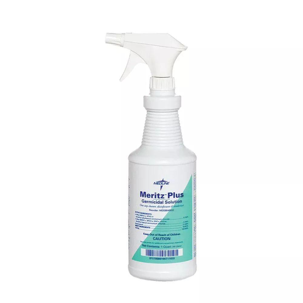 Meritz Plus Disinfectant/Decontaminant Disinfectant/Decontaminant, 32-oz. Spray, 12/cs - 936033