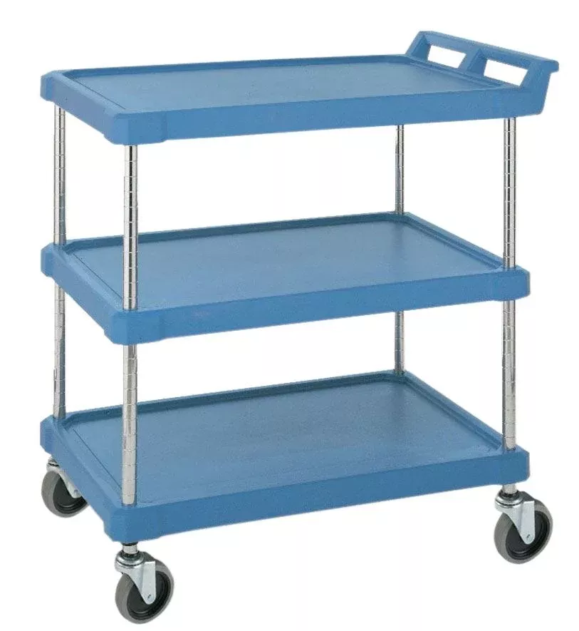 Metro BC Deep Ledge Carts Deep Ledge Cart, 2 Shelves, Black - 926600/BLACK/NA