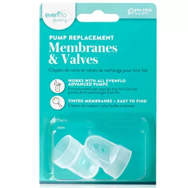 Midway Importing Inc 5141111 - Breast Pump Replacement Membrane and Valve Evenflo For All Evenflo Breast Pumps