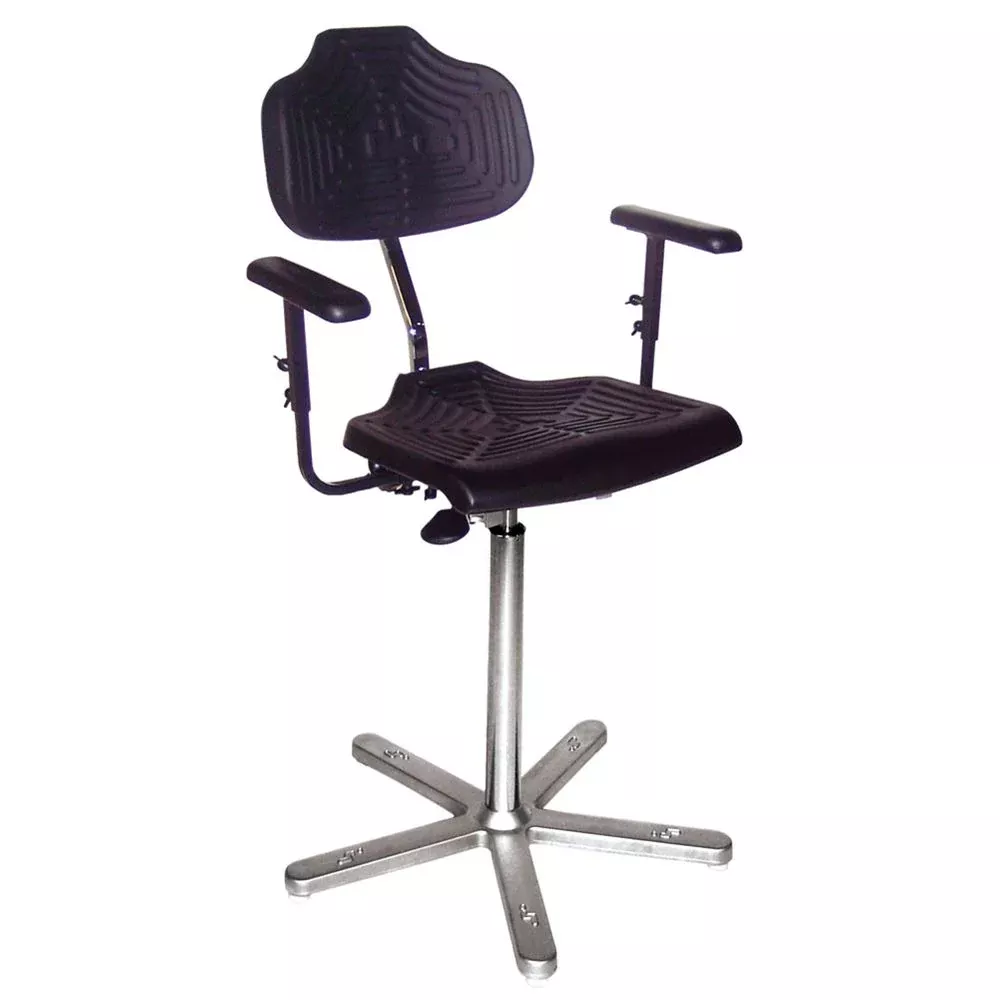 Milagon Work Seats Work Seat with Rail and Arms - 711296