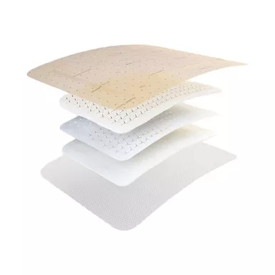 Molnlycke 595400 - Mepilex Border Flexible Self-Adherent Absorbent Bordered Foam Dressing, 6" x 6", Replaces SC295400