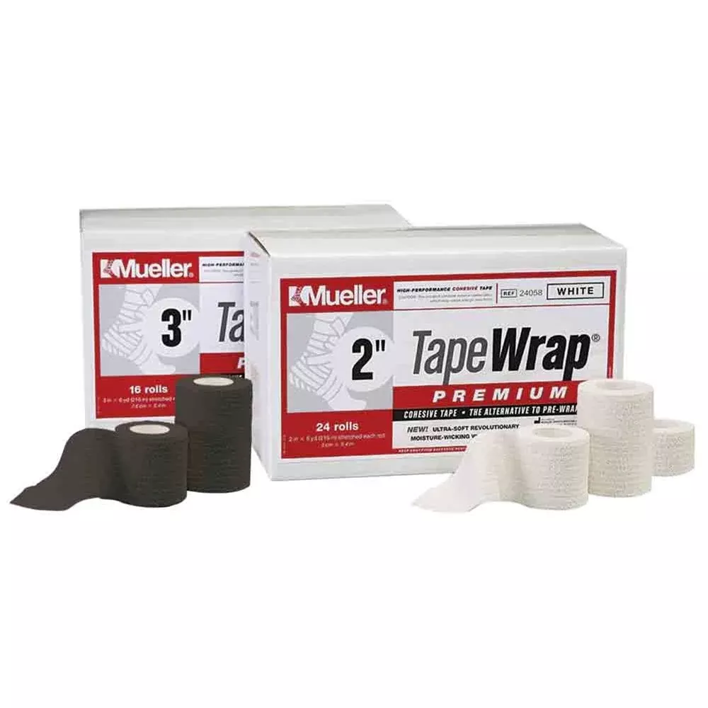 Mueller TapeWrap Black, 2" x 6 yds. cs/24rls - 31956