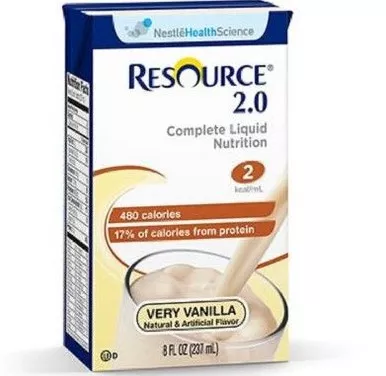 Nestle 4390015167 - Resource 2.0, Very Vanilla, 8 fl oz
