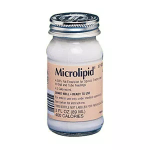 Nestle 870200 - Microlipid Dietary Formula Ready-to-Use Unflavored 3 oz. Bottle