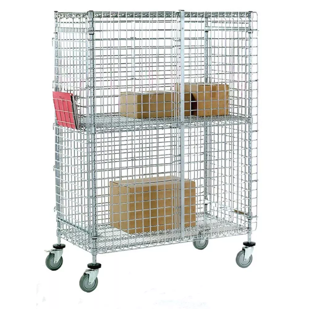 Nexel Security Trucks Security Truck, Heavy Duty, Poly-Z-Brite, 36"W x 24"D - 922916