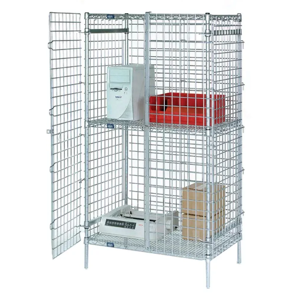 Nexel Wire Security Shelving Units Nexel Security Shelving, Poly-Z-Brite, 36"W x 24"D - 922894