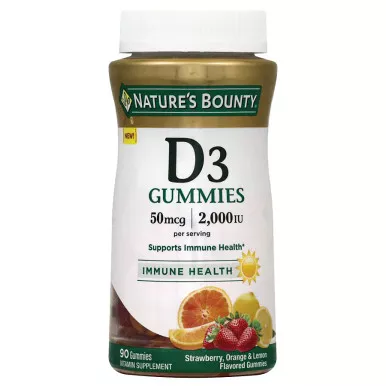NHS 67291 - Nature's Bounty Vitamin D3 Gummies, 90 ct