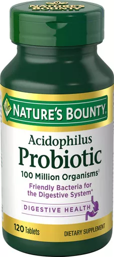 NHS 82610 - Nature's Bounty Acidophilus Probiotic Tablets, 120 ct