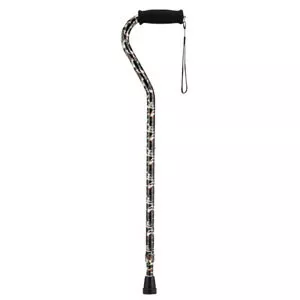 Nova Ortho-Med 1070CF - Aluminum Adjustable Offset Cane, Camouflage, 30" - 39" Height Adjustment