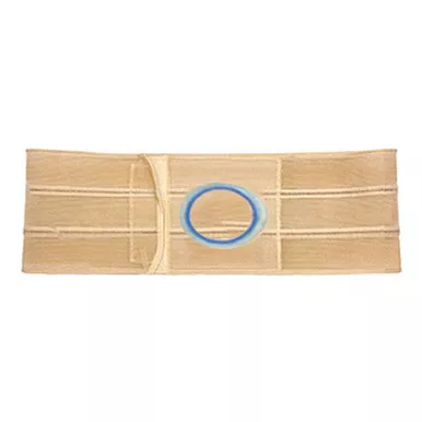 Nu Hope BG-6701-H - Original Flat Panel Belt Beige Support Belt Medium Oval Opening 1" From Bottom 6" Wide 32" - 35" Waist Medium, Left