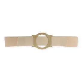 Nu Hope BG6703-O - 6" Left, Beige, Cool Comfort, Flat Panel Belt, Extra Large, 4" Cloth Bias Opening