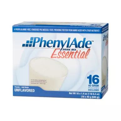 Nutricia 119861 - PhenylAde Essential Drink Mix 40g Pouch, Unflavored