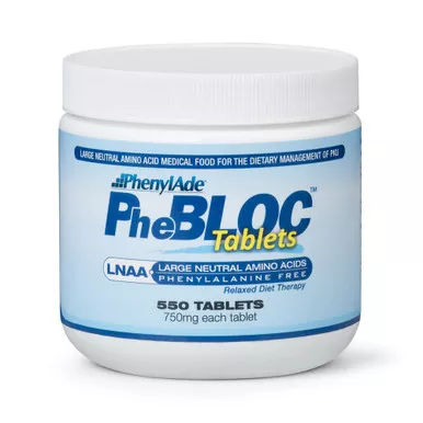 Nutricia 123527 - PhenylAde PheBLOC LNAA 750mg Tablet