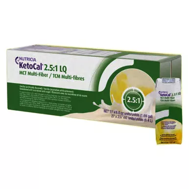 Nutricia 137246 - KetoCal 2.5:1 LQ, Vanilla, 8 fl. oz.