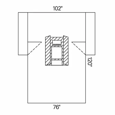 O&M Halyard Inc 89225 - Abdominal Drape Laparoscopic / Cholecystectomy Drape 102 W X 72 W X 120 L Inch Sterile