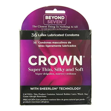 Okamoto Usa 20036 - Beyond Seven Crown Condoms 36 ct