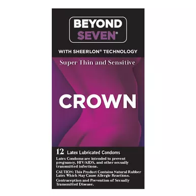 Okamoto Usa 20412 - Beyond Seven Crown Condoms 12 ct