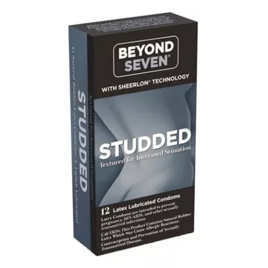 Okamoto Usa 52012 - Beyond Seven Studded Condoms 12 ct