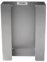 Omnimed Glove Box Holder Wall Mounted 3-Box Capacity Silver Stainless Steel - Each - 305302-1-EA