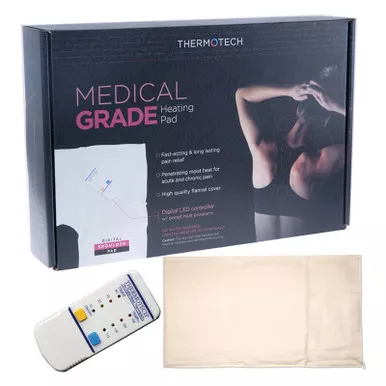 Pain Management Tech S766D - Infrared Automatic Moist Heat Pad, King Digital