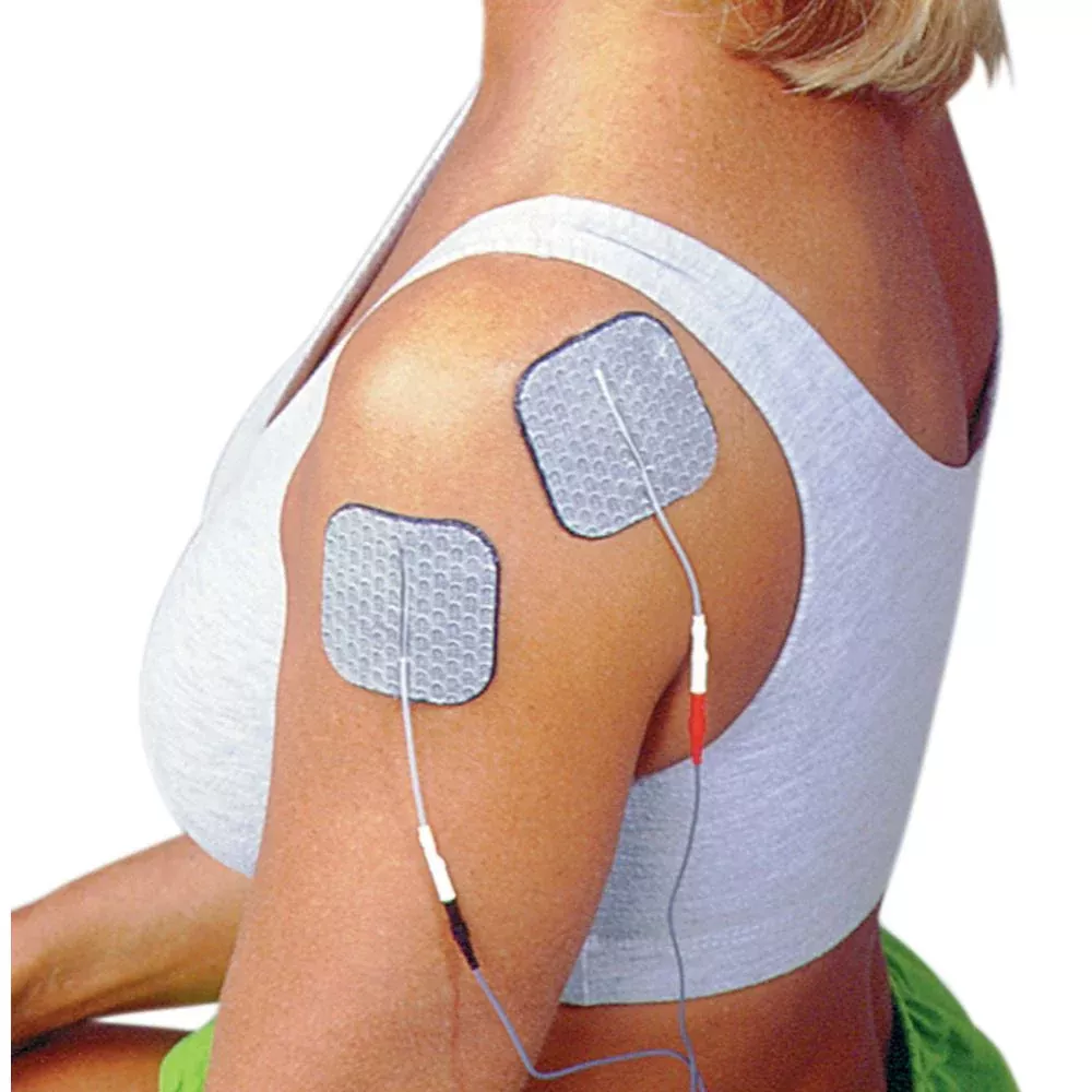 PALS Reusable Neurostimulation Electrodes PALS Prewired Electrodes, 2"x4" Oval, 4/sht, 10/shts per case - 3928