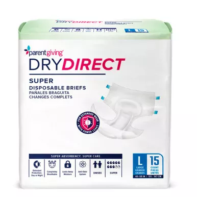 Parentgiving W28ML3100ND-15 - Dry Direct Super Brief, Large