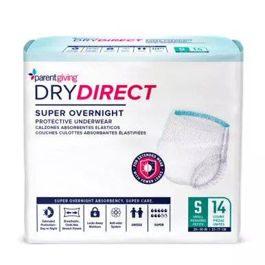 Parentgiving W28PUS41B-14 - Dry Direct Ultimate Underwear, Small