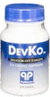 Parthenon DEVKO - Devko Charcoal Deodorant Tablets, 100/Bottle