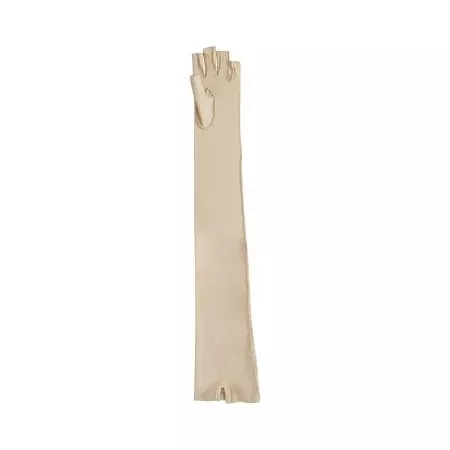 Patterson Medical Supply Compression Gloves Rolyan Open Finger Medium Shoulder Length Right Hand Lycra / Spandex - Each - 929322-EA