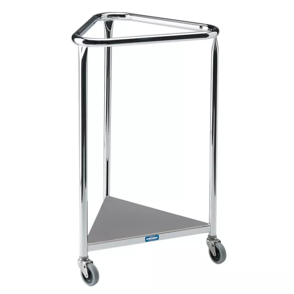 Pedigo Hampers Hamper, Large, Stainless Steel - 927205