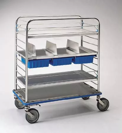 Pedigo Products Distribution Cart Solid Shelf Adjustable 20-3/8 X 46-3/8 Inch - Each - CDS-148-SS-EA