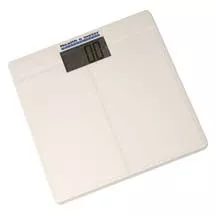 Pelstar 800KL - Floor Scale Health O Meter Digital LCD Display 397 lbs. / 180 kg Capacity White Battery Operated