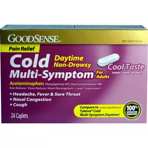 Perrigo AAA00551 - Day and Night Time Multi-Symptom Cold Caplet (20 Count)