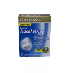 Perrigo ASO00419 - Nasal Strips, Medium, Clear (30 Count)
