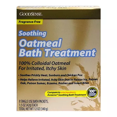 Perrigo GA00296 - Soothing Oatmeal Bath Treatment (8 Count)