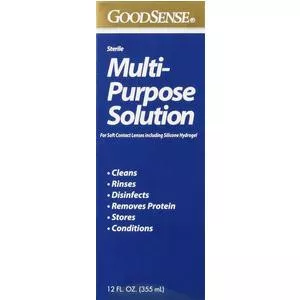Perrigo KC00020 - Multi-Purpose Saline Solution for Soft Contact Lenses, 12 oz.