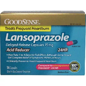 Perrigo LP11701 - Lansoprazole Capsule, 15 mg (14 Count)