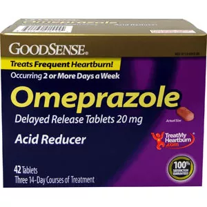 Perrigo LP91555 - Omeprazole Tablet, 20 mg (42 Count)