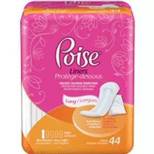 Poise Pantyliners Very Light Extra Coverage- Pack(age) of 44