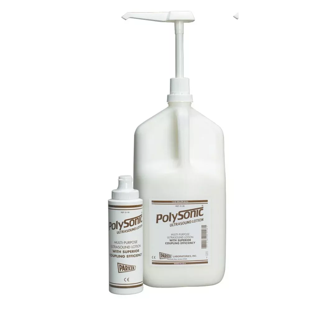 Polysonic Ultrasonic Lotion POLYPAC contains: 4 Polysonic gallons, 2 dispensers and 1 pump - 3433