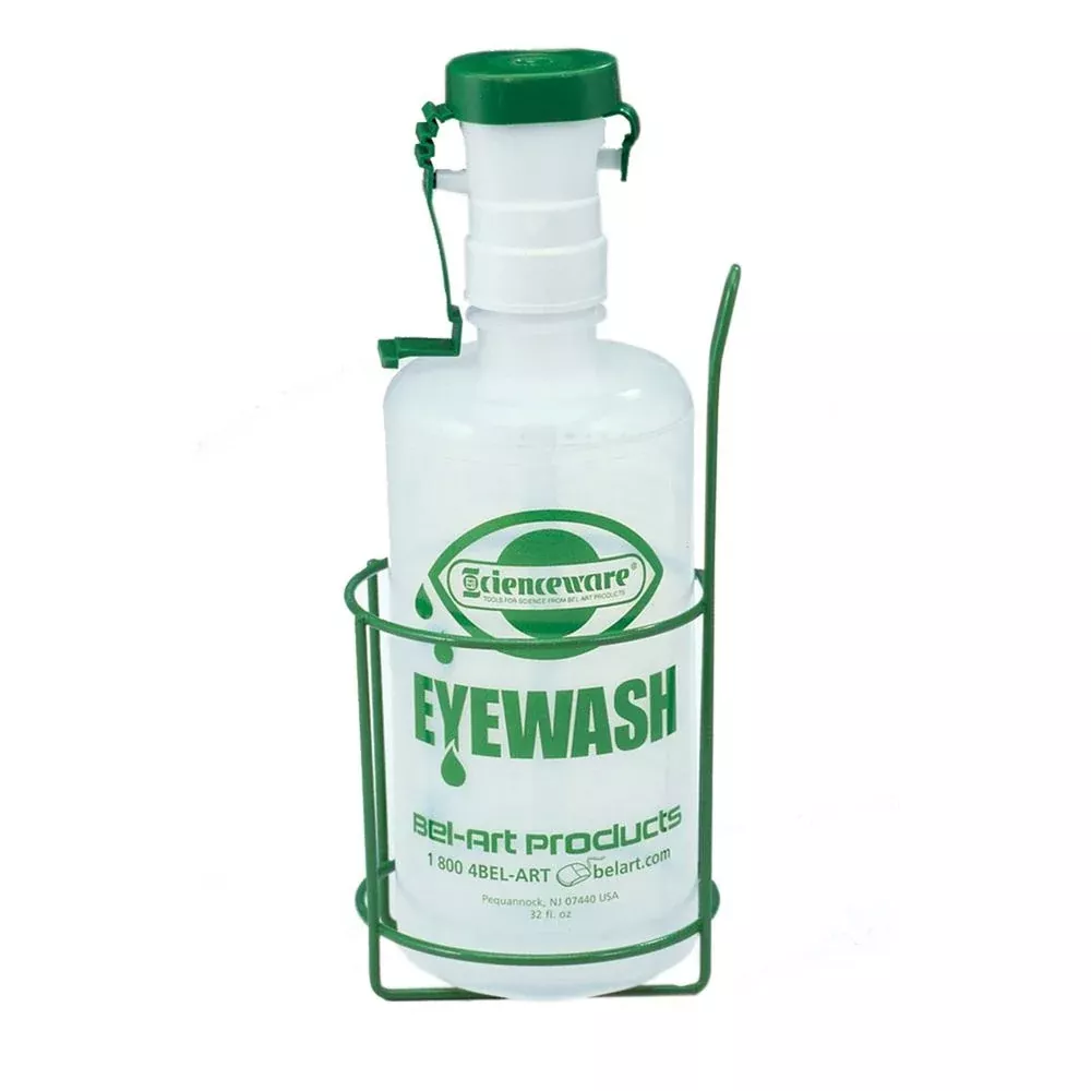 Poxygrid Eyewash Bottle Wall Rack Eyewash Bottle Wall Rack - 923878
