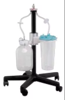 Precision Medical Suction Roll Stand Without Basin Five Leg Base - Each - SCS2000-EA